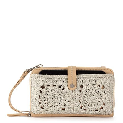 The Sak Iris Smartphone Crossbody Purse - Small Women's Cellphone Bag & Wallet For Everyday- Convertible Wristlet With Zipper | Fits Most Smartphones, Card Slots & Zip Pocket, Detachable Wristlet & Crossbody Straps, Hands-Free for Travel & Errands - color