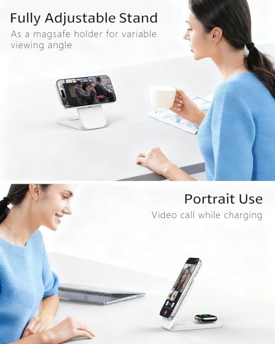 3 in 1 Wireless Charging Station for iPhone, Apple Watch & AirPods
