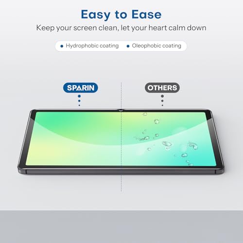 SPARIN 3 Pack Screen Protector for Samsung Galaxy Tab A11 Plus /A9 Plus 11" - size: Galaxy Tab A11 Plus/A9 Plus 11"