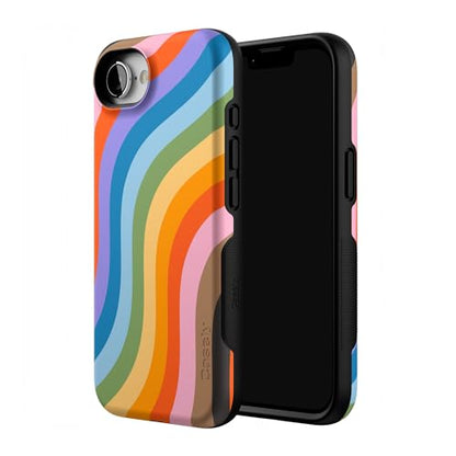 Casely iPhone 16e Case | Love for All | Rainbow Pride | Bold Protective Design | Compatible with MagSafe - color: Love for All | Rainbow Pride