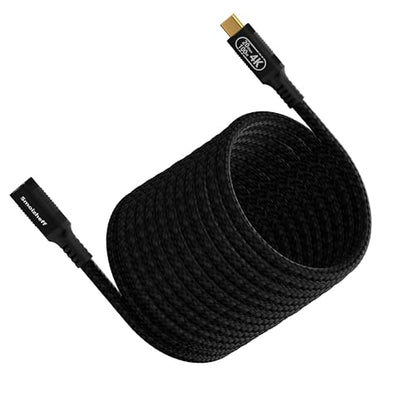 20ft/6m USB C Extension Cable,Extra Length 20Gbps Data Transfer,100W Charging, 4K@60Hz Video,Nylon Braided Male to Female Extension cord for Laptop, Tablet,Home Theater, Monitor,Gaming consle. - size: 20ft/6m