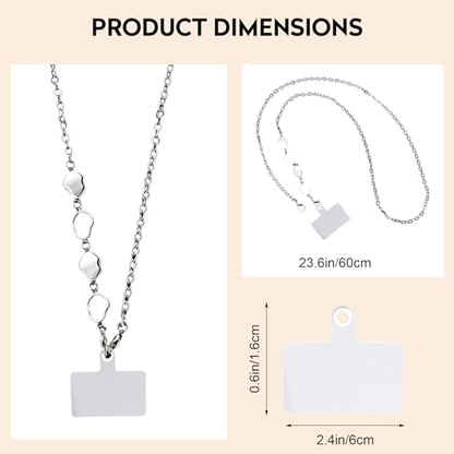 EMTK Handmade Dream Beads Lanyard, Unique Crossbody Chain, Adjustable Anti-Drop & Anti-Lost for Most Phones - size: K1183