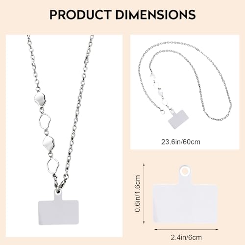 EMTK Handmade Dream Beads Lanyard, Unique Crossbody Chain, Adjustable Anti-Drop & Anti-Lost for Most Phones - size: Standard