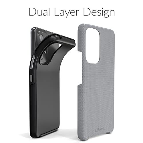 Crave for Samsung Galaxy A53 Case, Shockproof Protection Dual Layer Case for Galaxy A53 5G (6.5 inch) - Slate - color: Slate