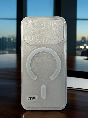 Compatible with iPhone 17: Magnetic Transparent Phone Cases - Slim Anti Yellowing, Drop Protection and Shockproof Protective Cell Phone Cover (Clear) (Compatible with iPhone 17)