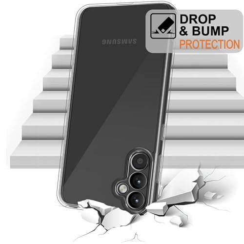 TENOC Phone Case for Samsung Galaxy S24+ Plus, Clear Case Anti-Yellowing Protective Bumper Hard Back Cover - color: Clear Anti-Yellowing, size: S24 Plus