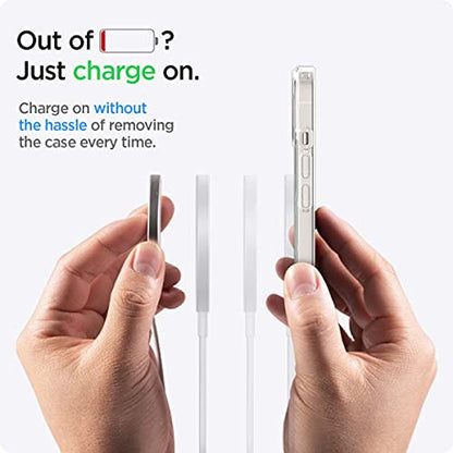 Spigen for iPhone 13 Mini Case, Ultra Hybrid MagFit [Anti-Yellowing] [Compatible with Magsafe] - Clear - color: Clear, size: iPhone 13 Mini