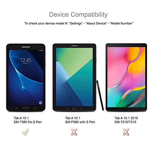 Supershieldz (3 Pack) Anti Glare and Anti Fingerprint (Matte) Screen Protector Designed for Samsung Galaxy Tab A 10.1 inch (SM-T580 Model and SM-T587 Model, 2016 Release)