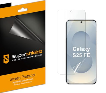 Supershieldz (3 Pack) Anti-Glare (Matte) Screen Protector Designed for Samsung Galaxy S25 FE