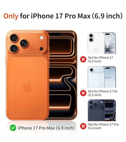 3-PACK for iPhone 17 Pro Max Privacy Screen Protector, 28°Anti Spy,Auto Alignment Kit, 9H+ Tempered Glass, 9X Military Grade Shatterproof, Case Friendly | 28° Anti Spy Tempered Glass, Flawless Fit Kit, 9H Hardness Military Grade Shatterproof, Case Friendl