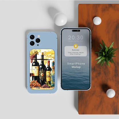 Phone Credit Card Holder Stick on, Cell Phone Pocket Self Adhesive Stretchy Stick on Wallet ID Credit Card Case Pouch Sleeve with Flap for All Smartphones, Grape Wine - color: Grape Wine