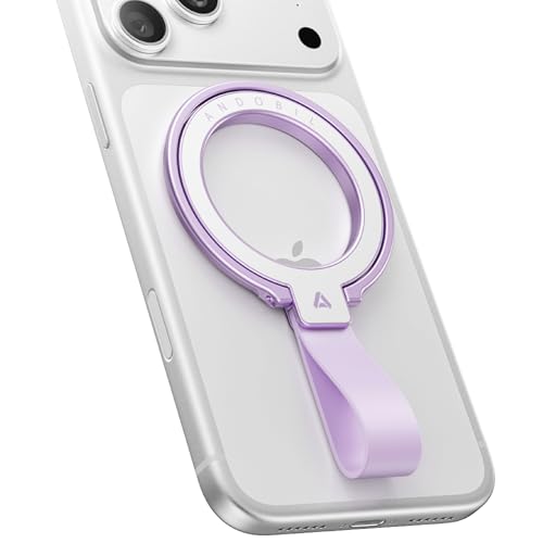 andobil [2026 Unrivaled Stability] Magnetic Phone Grip Holder for MagSafe - color: Purple