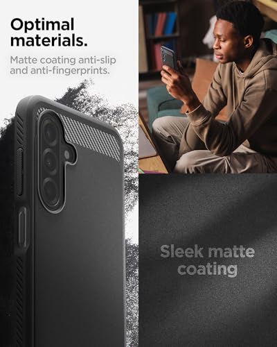Spigen for Galaxy A17 5G Case, Rugged Armor [Military-Grade Protection] - Matte Black - size: Galaxy A17 5G