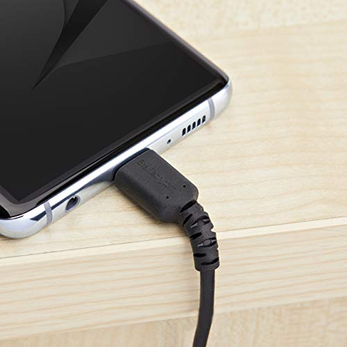 StarTech 3.3ft/1m USB-A to USB-C Cable, Black, 3A, USB 2.0 - size: 3 ft / 1 m, style: black