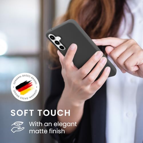 kwmobile Case Compatible with Samsung Galaxy A55 5G Case - Soft Slim Protective TPU Silicone Cover - Dark Grey - color: dark grey, size: Galaxy A55 5G