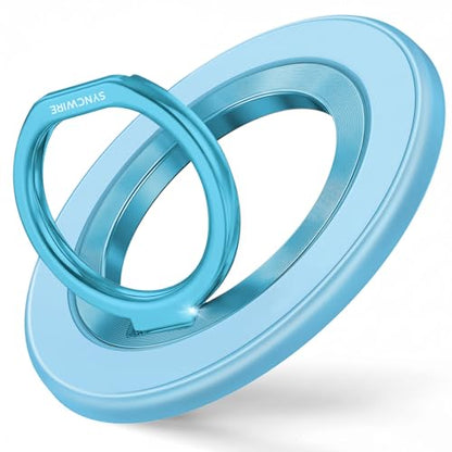 SYNCWIRE for MagSafe Phone Grip, Magnetic Phone Ring Holder - color: Light Blue