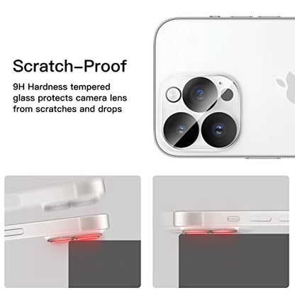 JETech Camera Lens Protector for iPhone 14 Pro/14 Pro Max, 3-Pack - size: iPhone 14 Pro/14 Pro Max