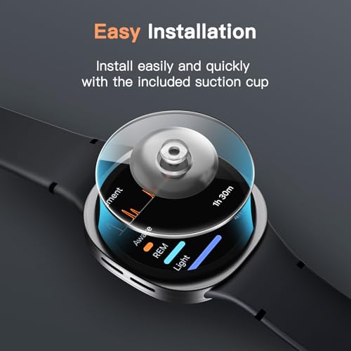 JETech Screen Protector for Samsung Galaxy Watch 9/8 40mm, 3-Pack | Tempered Glass Protection, HD Clear, Anti-Scratch Design - size: Galaxy Watch 9/8 40mm