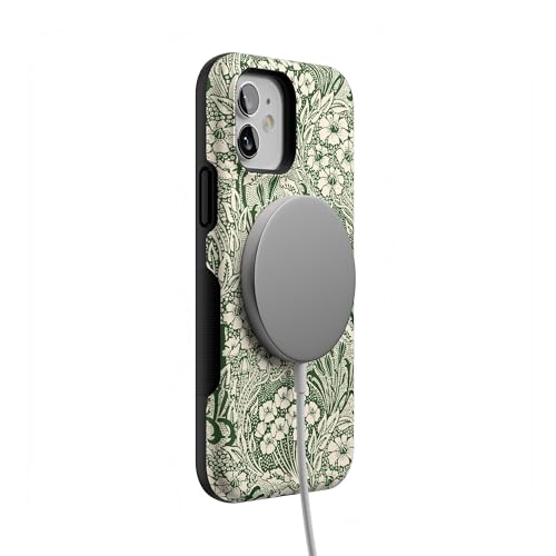 Casely iPhone 12 Mini Case | Mystic Meadow | Green Gardens | Bold Protective Design | Compatible with MagSafe - color: Mystic Meadow | Green Gardens, size: Iphone 12 Mini
