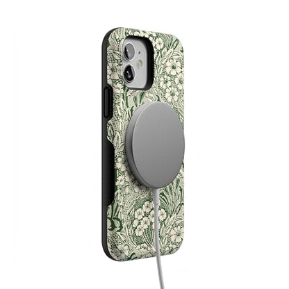Casely iPhone 12 Mini Case | Mystic Meadow | Green Gardens | Bold Protective Design | Compatible with MagSafe - color: Mystic Meadow | Green Gardens, size: Iphone 12 Mini