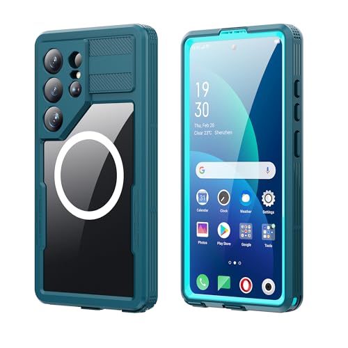 Waterproof Phone Case for Samsung Galaxy S26 Ultra Protective Teal - color: Teal, size: Samsung Galaxy S26 Ultra