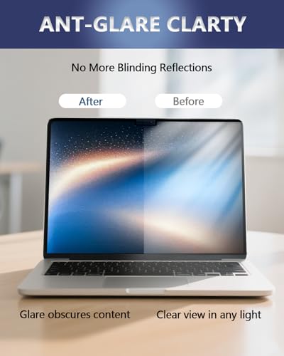 Magnetic Privacy Screen Protector for MacBook Air 13.6/13 Inch (2022-2026) - color: Magnetic MacBook Air 13 & 13.6 Inch (2022-2026, M2-M5)