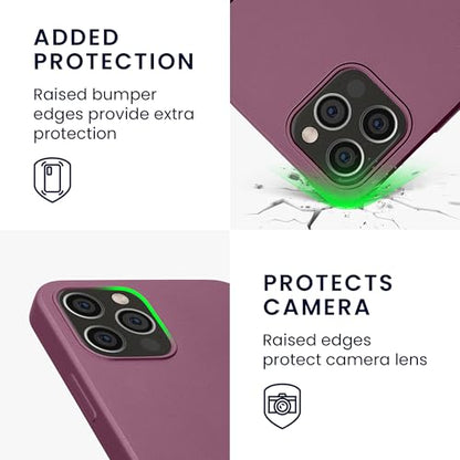 kwmobile Case Compatible with Apple iPhone 12 / iPhone 12 Pro Case - Soft Slim Metallic TPU Silicone Cover - Metallic Lavender - color: Metallic Lavender