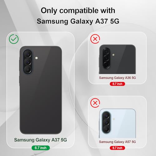 Silicone Case for Samsung Galaxy A37 5G, Purple | Soft Silicone Silky Touch Easy Clean, Shockproof Slim Phone Cover, Upgraded Camera Protection, Anti-Scratch Microfiber Lining - color: Purple, size: Samsung Galaxy A37