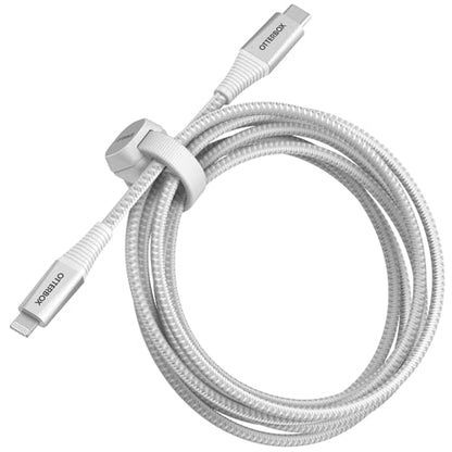 OtterBox Premium Pro Fast Charge Lightning to USB-C Cable, 2m - White