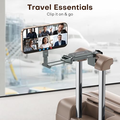 OMOTON TP02 360°Rotating Adjustable Aluminum for MagSafe Tripod Mount, Gray - color: 2-Gray