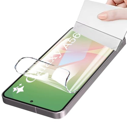 2pcs Flexible Front Screen Protector for Samsung Galaxy A36 5G 6.7" 3D Hydrogel Film Transparent TPU Touch Sensitive Fingerprint Unlock Not Tempered Glass - color: A36 5G 6.7"