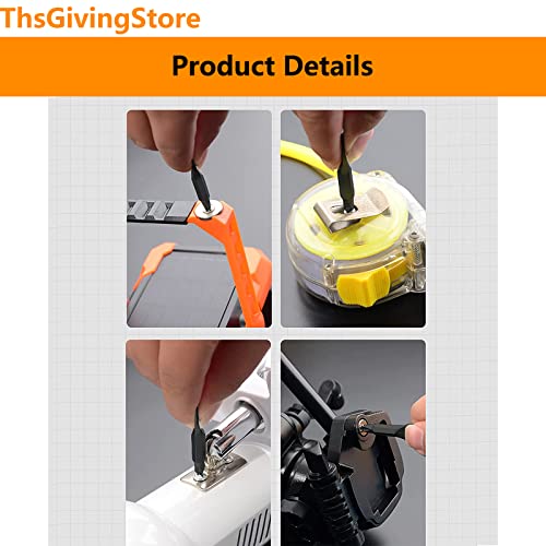 10PCS Pocket Keychain Screwdriver Tools Set, Outdoor Tool Gadgets Kit Travel Screwdriver Keychain with Key Ring for Dad Gift, Electrician, DIY