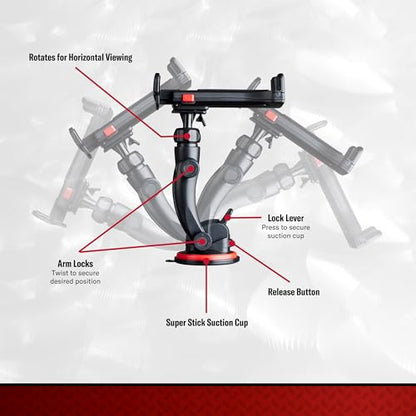 Tuff Tech Super Stick Car Phone Mount for Windshield or Dashboard