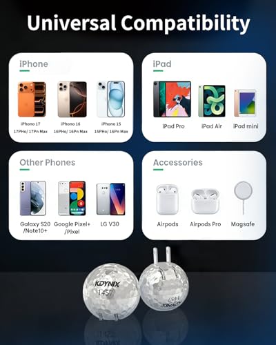 USB C Charger Block, Dual Port 20W Fast Charging Wall Charger Creative Ball Power Adapter for iPhone 17/17 Air/17 Pro/17 Pro Max/16/16 Pro/16 Pro Max/16 Plus/15/14/13/12, Galaxy, iPad, Airpods, More - color: Silver