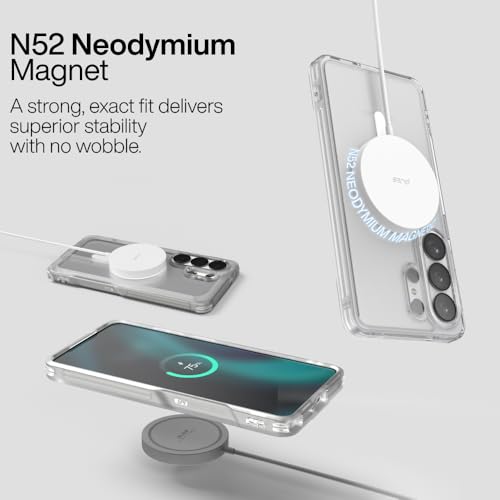 PLES | LEPI Air Layer Magnetic, Compatible with Galaxy S26 Plus, MagSafe, Wireless Charging, Clear, Military Grade Shockproof, Anti-Yellowing, Anti-Scratch - color: Neo Mintlake, size: S26 Plus