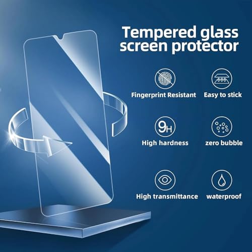 3-Pack Clear Screen Protector Tempered Glass for Samsung Galaxy A13 5G, Bubble-Free, Easy Install - size: Samsung Galaxy A13 5G