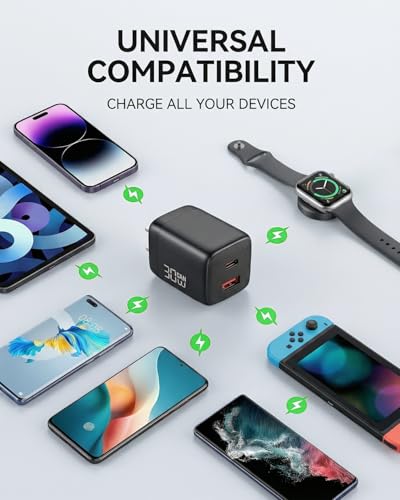 30W USB C Charger Block for iPhone 17 16 15 Pro Max Fast Charging - size: 1 unit