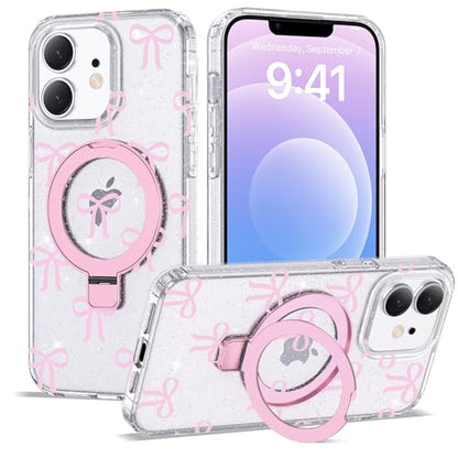 Butterfly Pattern Case for iPhone 12/12 Pro with Stand 6.1",C-Pink - color: C-Pink, size: Iphone 12/12 Pro