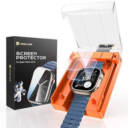 MAGIC JOHN 2 Pack for Apple Watch 49MM Ultra3/Ultra2/Ultra Screen Protector - size: 49MM