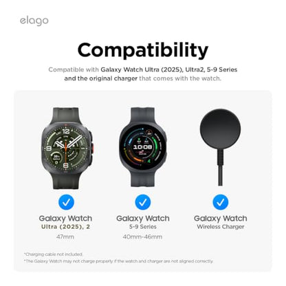 elago GW2 Charging Stand for Samsung Galaxy Watch Series - color: Black