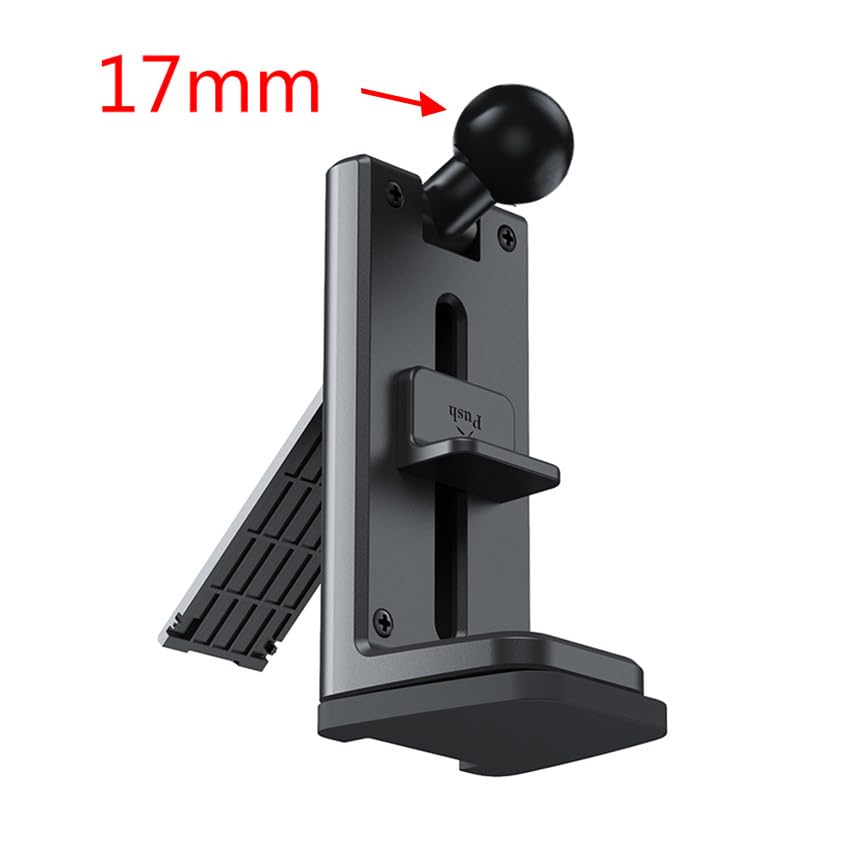 Airplane Phone Holder Clamp Replacement Desk Clamps with 17mm Ball Head Joint C-Clamp Phone Stand for MagSafe Car Mount Charger Phone Clips Flight Travel Essentials Flying Tray Table