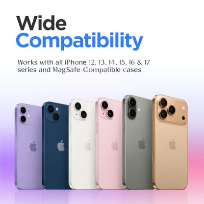 FELONY CASE - Blue Ring Grip and Stand - Version 2.0 - Improved Stronger Magnet, Magnetic Phone Ring Holder for MagSafe Compatible iPhone 17, 16, 15, 14, 13, 12, Pro, Pro Max - Drop Protection - color: Blue