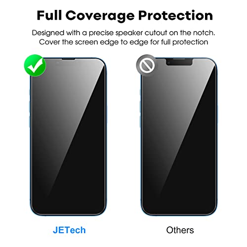 JETech Full-Coverage Screen Protector for iPhone 13/13 Pro/17e, 3-Pack - size: iPhone 13/13 Pro/17e