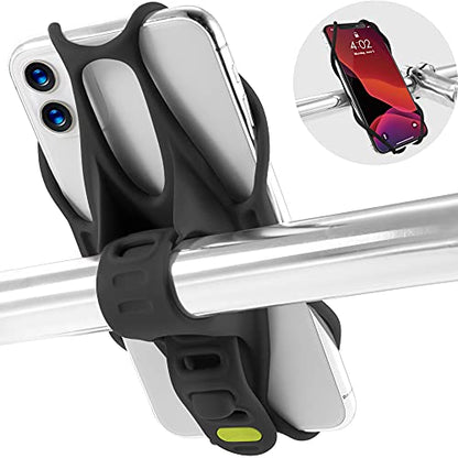 Bone Bike Tie 3, Universal Bike Phone Handlebar Mount for 5.8"-7.2" Phones - color: Bike Tie 3 - Black