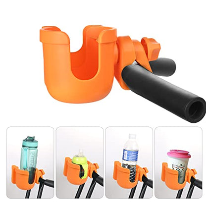 Suranew Cup Holder with Phone for Walker Wheelchair Stroller Orange - color: Orange
