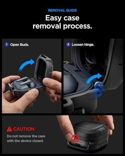 Spigen Lock Fit Designed for Galaxy Buds 4 Pro/Buds 4 Case (2026) - size: Buds4 Pro / Buds 4