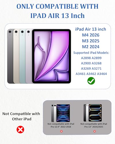 XIRON Paper Screen Protector for iPad Air 13-inch M4 2026/M3 2025/M2 2024 - size: Air 13 inch M4/M3/M2 (2024-2026)