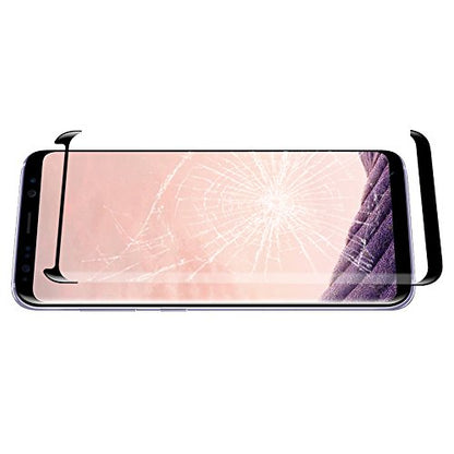 (3-Packs) Compatible with Samsung Galaxy S8 Plus Screen Protector, [Full Coverage] [Shatter Proof] HD Clear Tempered Glass Protective Film fit Galaxy S8 Plus G955 G955F G955A G955P G955U G955V G955T