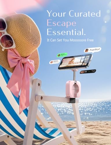 LISEN Airplane Travel Essentials for Flying Airplane Phone Holder for Desk - color: Pink