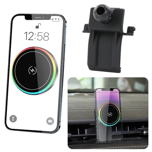 Car Magnetic Phone Mount for Cadillac XT5 2017-2026 and Cadillac XT6 2020-2025 Auto Interior Accessories Best Cellphone Holder Fast 15W Wireless Charger Cell Phones Magnet Charging Screen Stand